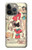 W3820 Vintage Cowgirl Fashion Paper Doll Hard Case and Leather Flip Case For iPhone 14 Pro