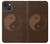 W0825 Taoism Yin Yang Hard Case and Leather Flip Case For iPhone 14 Plus