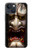 W2112 Hannya Demon Mask Hard Case and Leather Flip Case For iPhone 14 Plus