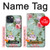 W2178 Flower Floral Art Painting Hard Case and Leather Flip Case For iPhone 14 Plus