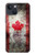 W2490 Canada Maple Leaf Flag Texture Hard Case and Leather Flip Case For iPhone 14 Plus