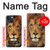 W2870 Lion King of Beasts Hard Case and Leather Flip Case For iPhone 14 Plus