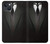 W3534 Men Suit Hard Case and Leather Flip Case For iPhone 14 Plus