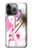 W2579 Japanese Traditional Geisha Kimono Hard Case and Leather Flip Case For iPhone 14 Pro Max