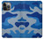 W2958 Army Blue Camo Camouflage Hard Case and Leather Flip Case For iPhone 14 Pro Max