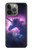 W3538 Unicorn Galaxy Hard Case and Leather Flip Case For iPhone 14 Pro Max