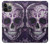 W3582 Purple Sugar Skull Hard Case and Leather Flip Case For iPhone 14 Pro Max