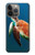 W3899 Sea Turtle Hard Case and Leather Flip Case For iPhone 14 Pro Max