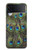 W1965 Peacock Feather Hard Case For Samsung Galaxy Z Flip 4