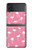 W2858 Pink Flamingo Pattern Hard Case For Samsung Galaxy Z Flip 4