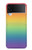 W3698 LGBT Gradient Pride Flag Hard Case For Samsung Galaxy Z Flip 4