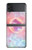 W3709 Pink Galaxy Hard Case For Samsung Galaxy Z Flip 4