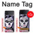 W3821 Sugar Skull Steam Punk Girl Gothic Hard Case For Samsung Galaxy Z Flip 4