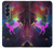 W2486 Rainbow Unicorn Nebula Space Hard Case For Samsung Galaxy Z Fold 4