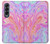 W3444 Digital Art Colorful Liquid Hard Case For Samsung Galaxy Z Fold 4