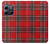 W2374 Tartan Red Pattern Hard Case and Leather Flip Case For OnePlus 10T