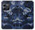 W2959 Navy Blue Camo Camouflage Hard Case and Leather Flip Case For OnePlus 10T