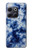 W3439 Fabric Indigo Tie Dye Hard Case and Leather Flip Case For OnePlus 10T