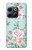 W3494 Vintage Rose Polka Dot Hard Case and Leather Flip Case For OnePlus 10T