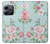 W3494 Vintage Rose Polka Dot Hard Case and Leather Flip Case For OnePlus 10T