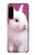 W3870 Cute Baby Bunny Hard Case and Leather Flip Case For Sony Xperia 5 IV