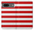 W2364 Red and White Striped Hard Case and Leather Flip Case For Google Pixel 7