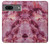 W3052 Pink Marble Graphic Printed Hard Case and Leather Flip Case For Google Pixel 7