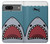 W3825 Cartoon Shark Sea Diving Hard Case and Leather Flip Case For Google Pixel 7