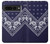 W3357 Navy Blue Bandana Pattern Hard Case and Leather Flip Case For Google Pixel 7 Pro