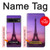 W3447 Eiffel Paris Sunset Hard Case and Leather Flip Case For Google Pixel 7 Pro