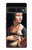 W3471 Lady Ermine Leonardo da Vinci Hard Case and Leather Flip Case For Google Pixel 7 Pro