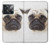 W1852 Pug Dog Hard Case and Leather Flip Case For OnePlus Ace Pro