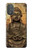 W0344 Buddha Rock Carving Hard Case and Leather Flip Case For Motorola Moto G Power 2022, G Play 2023