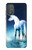 W1130 Unicorn Horse Hard Case and Leather Flip Case For Motorola Moto G Power 2022, G Play 2023