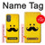 W1145 Yellow Mustache Sun Hard Case and Leather Flip Case For Motorola Moto G Power 2022, G Play 2023