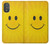 W1146 Yellow Sun Smile Hard Case and Leather Flip Case For Motorola Moto G Power 2022, G Play 2023