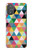 W3049 Triangles Vibrant Colors Hard Case and Leather Flip Case For Motorola Moto G Power 2022, G Play 2023