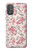 W3095 Vintage Rose Pattern Hard Case and Leather Flip Case For Motorola Moto G Power 2022, G Play 2023