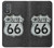 W3207 Route 66 Sign Hard Case and Leather Flip Case For Motorola Moto G Power 2022, G Play 2023