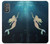 W3250 Mermaid Undersea Hard Case and Leather Flip Case For Motorola Moto G Power 2022, G Play 2023