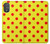 W3526 Red Spot Polka Dot Hard Case and Leather Flip Case For Motorola Moto G Power 2022, G Play 2023