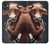 W1271 Crazy Cow Hard Case and Leather Flip Case For Motorola Moto G32