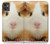 W1619 Cute Guinea Pig Hard Case and Leather Flip Case For Motorola Moto G32