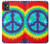 W1870 Tie Dye Peace Hard Case and Leather Flip Case For Motorola Moto G32