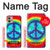 W1870 Tie Dye Peace Hard Case and Leather Flip Case For Motorola Moto G32