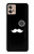 W1946 Sir Mustache Minimalism Hard Case and Leather Flip Case For Motorola Moto G32