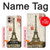 W2108 Eiffel Tower Paris Postcard Hard Case and Leather Flip Case For Motorola Moto G32