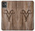 W2183 Goat Wood Graphic Printed Hard Case and Leather Flip Case For Motorola Moto G32