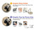 W2210 Panda Fluffy Art Painting Hard Case and Leather Flip Case For Motorola Moto G32
