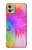 W2488 Tie Dye Color Hard Case and Leather Flip Case For Motorola Moto G32